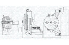 Olejové čerpadlo MAGNETI MARELLI 351516000032