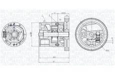 Olejové čerpadlo MAGNETI MARELLI 351516000039