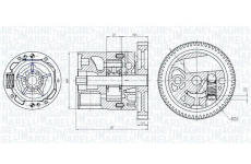 Olejové čerpadlo MAGNETI MARELLI 351516000040