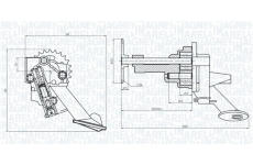 Olejové čerpadlo MAGNETI MARELLI 351516000044