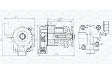 Olejové čerpadlo MAGNETI MARELLI 351516000069