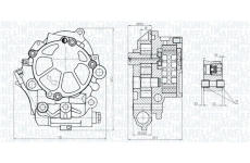 Olejové čerpadlo MAGNETI MARELLI 351516000077