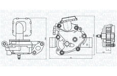 Olejové čerpadlo MAGNETI MARELLI 351516000091