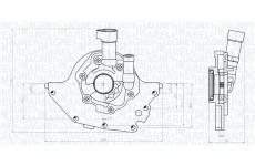Olejové čerpadlo MAGNETI MARELLI 351516000097