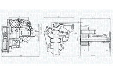 Olejové čerpadlo MAGNETI MARELLI 351516000107