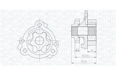 Olejové čerpadlo MAGNETI MARELLI 351516000111