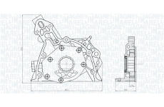 Olejové čerpadlo MAGNETI MARELLI 351516000143