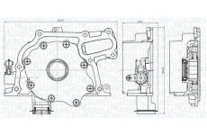 Olejové čerpadlo MAGNETI MARELLI 351516000161