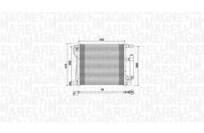 Kondenzátor, klimatizace MAGNETI MARELLI 350203992000
