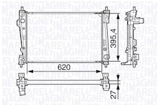 Chladič, chlazení motoru MAGNETI MARELLI 350213131200