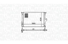 Chladič, chlazení motoru MAGNETI MARELLI 350213160900
