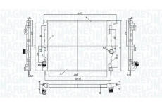 Chladič, chlazení motoru MAGNETI MARELLI 350213165900