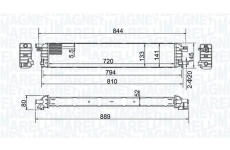 Chladič motora MAGNETI MARELLI 350213202100