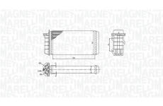 Výmenník tepla vnútorného kúrenia MAGNETI MARELLI 350218441000