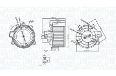 vnitřní ventilátor MAGNETI MARELLI 069412375010