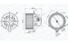 vnitřní ventilátor MAGNETI MARELLI 069412384010