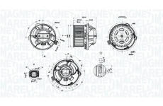 vnitřní ventilátor MAGNETI MARELLI 069412389010