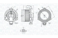 vnitřní ventilátor MAGNETI MARELLI 069412749010