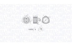 vnitřní ventilátor MAGNETI MARELLI 069412765010