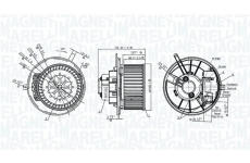 Vnútorný ventilátor MAGNETI MARELLI 069412776010