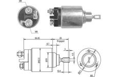 Elektromagnetický spínač, startér MAGNETI MARELLI 940113050011