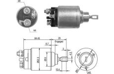 Elektromagnetický spínač pre żtartér MAGNETI MARELLI 940113050012