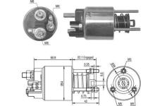 Elektromagnetický spínač, startér MAGNETI MARELLI 940113050016