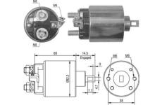 Elektromagnetický spínač, startér MAGNETI MARELLI 940113050022