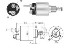 Elektromagnetický spínač, startér MAGNETI MARELLI 940113050049