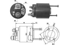 Elektromagnetický spínač pre żtartér MAGNETI MARELLI 940113050064