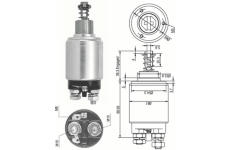 Elektromagnetický spínač pre żtartér MAGNETI MARELLI 940113050110