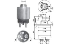 Elektromagnetický spínač, startér MAGNETI MARELLI 940113050132