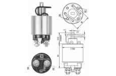 Elektromagnetický spínač, startér MAGNETI MARELLI 940113050242