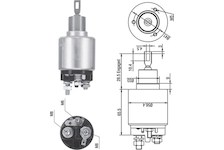 Elektromagnetický spínač, startér MAGNETI MARELLI 940113050271