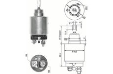 Elektromagnetický spínač pre żtartér MAGNETI MARELLI 940113050273