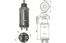 Elektromagnetický spínač pre żtartér MAGNETI MARELLI 940113050301