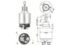 Elektromagnetický spínač, startér MAGNETI MARELLI 940113050320