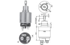 Elektromagnetický spínač, startér MAGNETI MARELLI 940113050322