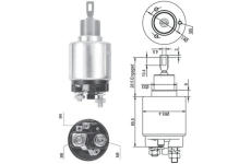 Elektromagnetický spínač, startér MAGNETI MARELLI 940113050328