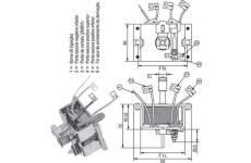 Elektromagnetický spínač pre żtartér MAGNETI MARELLI 940113050337