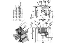 Elektromagnetický spínač pre żtartér MAGNETI MARELLI 940113050339