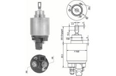 Elektromagnetický spínač pre żtartér MAGNETI MARELLI 940113050343