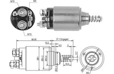 Elektromagnetický spínač, startér MAGNETI MARELLI 940113050376