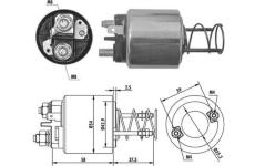 Elektromagnetický spínač pre żtartér MAGNETI MARELLI 940113050383