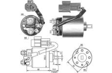 Elektromagnetický spínač pre żtartér MAGNETI MARELLI 940113050399