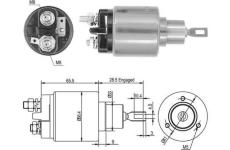 Elektromagnetický spínač, startér MAGNETI MARELLI 940113050414