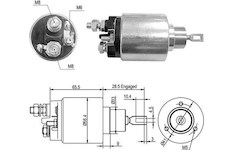 Elektromagnetický spínač, startér MAGNETI MARELLI 940113050429