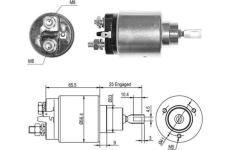 Elektromagnetický spínač pre żtartér MAGNETI MARELLI 940113050448
