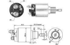 Elektromagnetický spínač pre żtartér MAGNETI MARELLI 940113050461