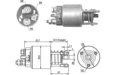 Elektromagnetický spínač pre żtartér MAGNETI MARELLI 940113050470